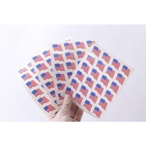 Flag of the United States, Sticker Sheets, 1987, Hallmark, ~ 250122-WH 88